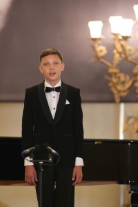 Победители конкурса юных вокалистов. Кирилл Чубко . Фото Анатолия Медведя.