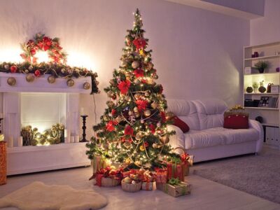 Красавица елка, что блещет в иголках?