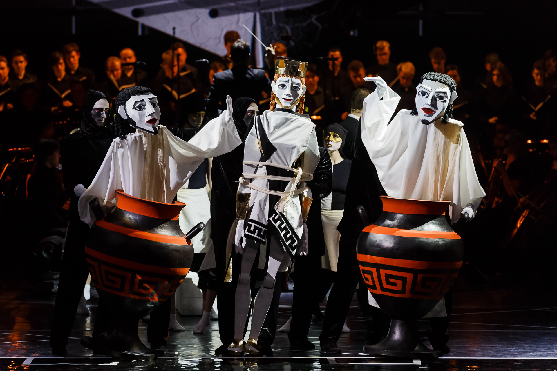 стравинский царь эдип. царь эдип опера оратория. стравинский царь эдип. стравинский царь эдип. адомас яцовскис сценография.